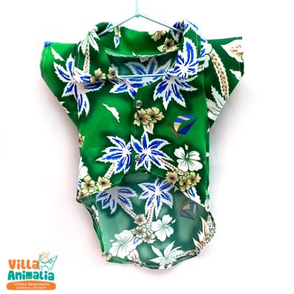 Guayabera Hawai Verde