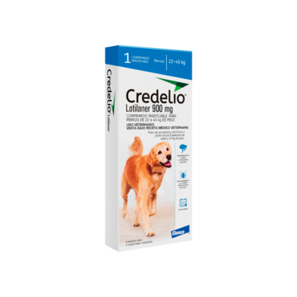 Credelio 1 Comprimido masticable Antiparasitario Perros 22 a 45 kg