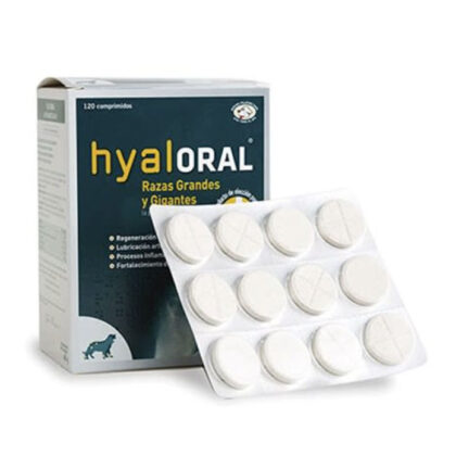 HYALORAL Perros razas grandes y gigantes 120 comprimidos
