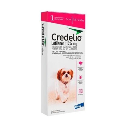 Credelio 2.5 kg -5.5 Kg 112.5 mg Lotilaner