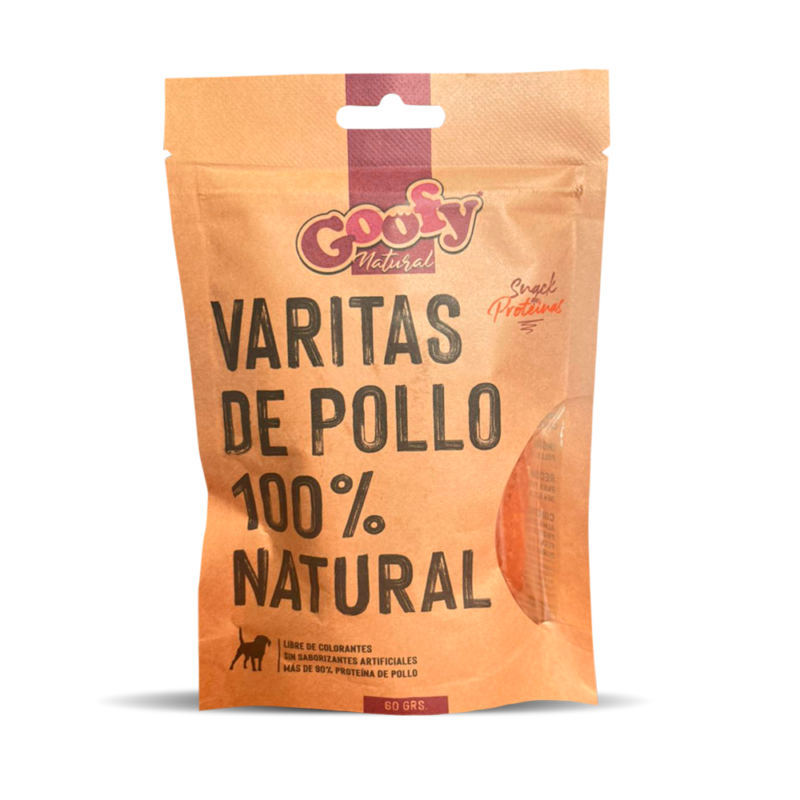 VARITAS DE POLLO 100% NATURAL GOOFY 60gr