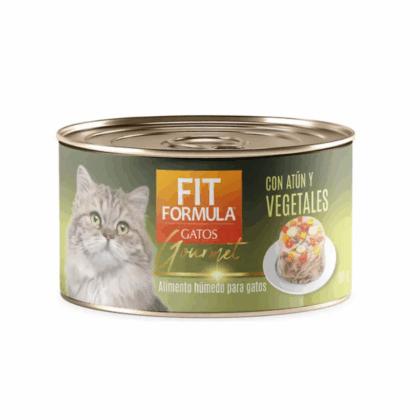Fit Formula Gatos Gourmet, Atún con Vegetales 80g